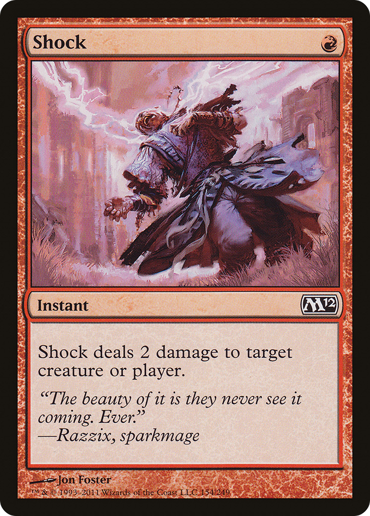 Shock (M12-154)  Foil - Magic 2012