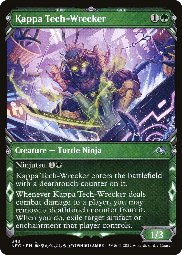 Kappa Tech-Wrecker (Showcase) (NEO-348)  - Kamigawa: Neon Dynasty: (Showcase)