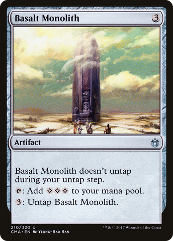 Basalt Monolith (CMA-210)  - Commander Anthology