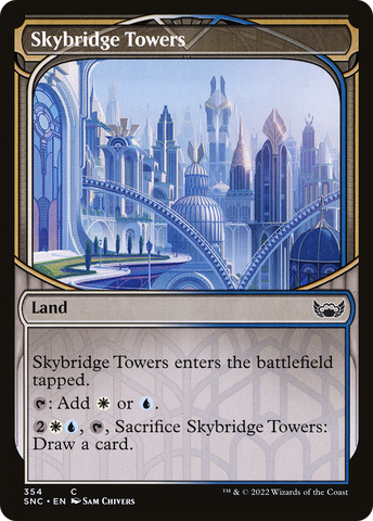 Skybridge Towers (Showcase) (SNC-354)  Foil - Streets of New Capenna: (Showcase)