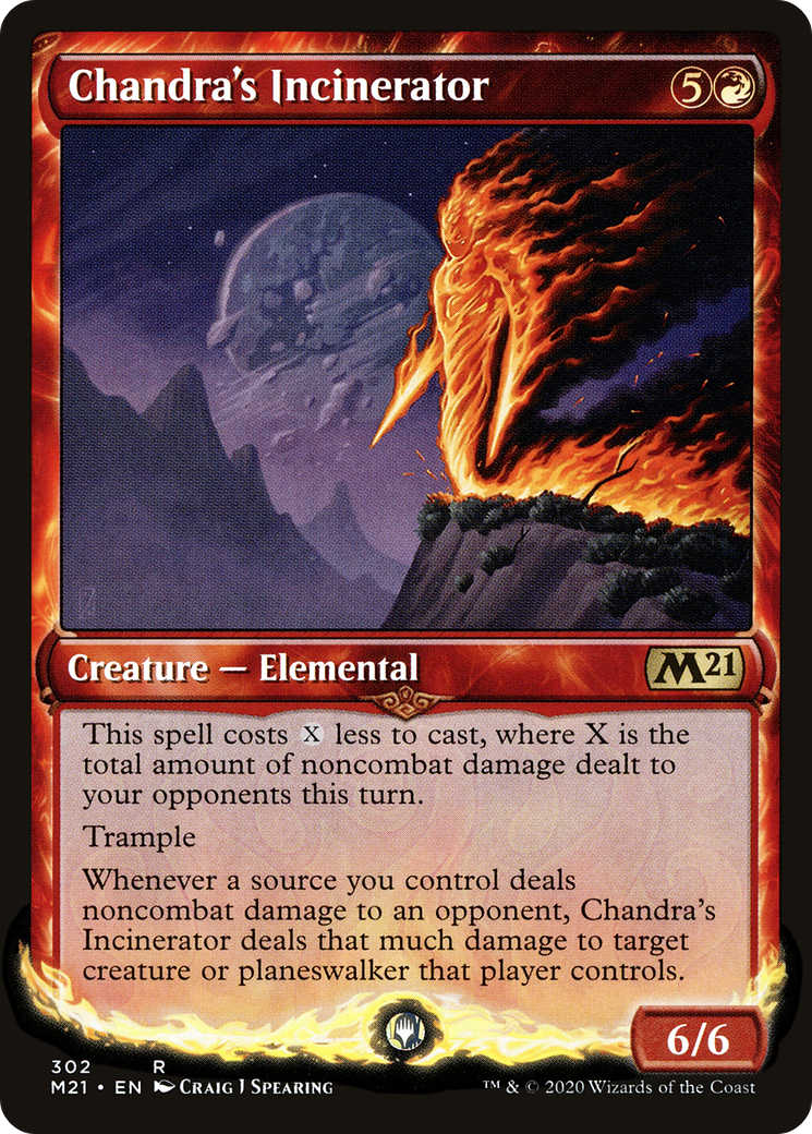 Chandra's Incinerator (Showcase) (M21-302)  Foil - Core Set 2021: (Showcase)