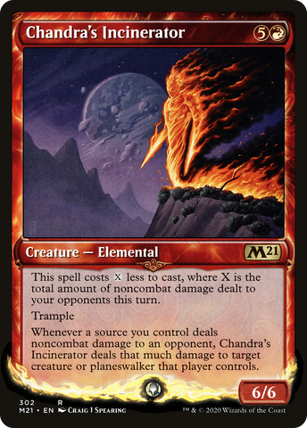 Chandra's Incinerator (Showcase) (M21-302)  - Core Set 2021: (Showcase)