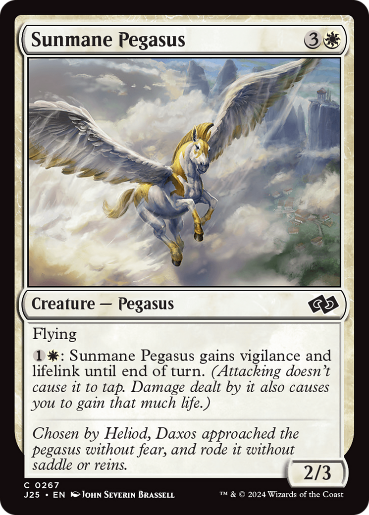 Sunmane Pegasus (J25-267)  - Foundations Jumpstart