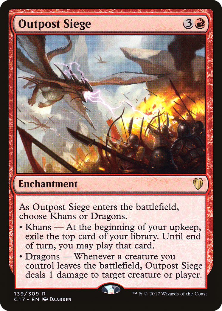 Outpost Siege (C17-139)  - Commander 2017