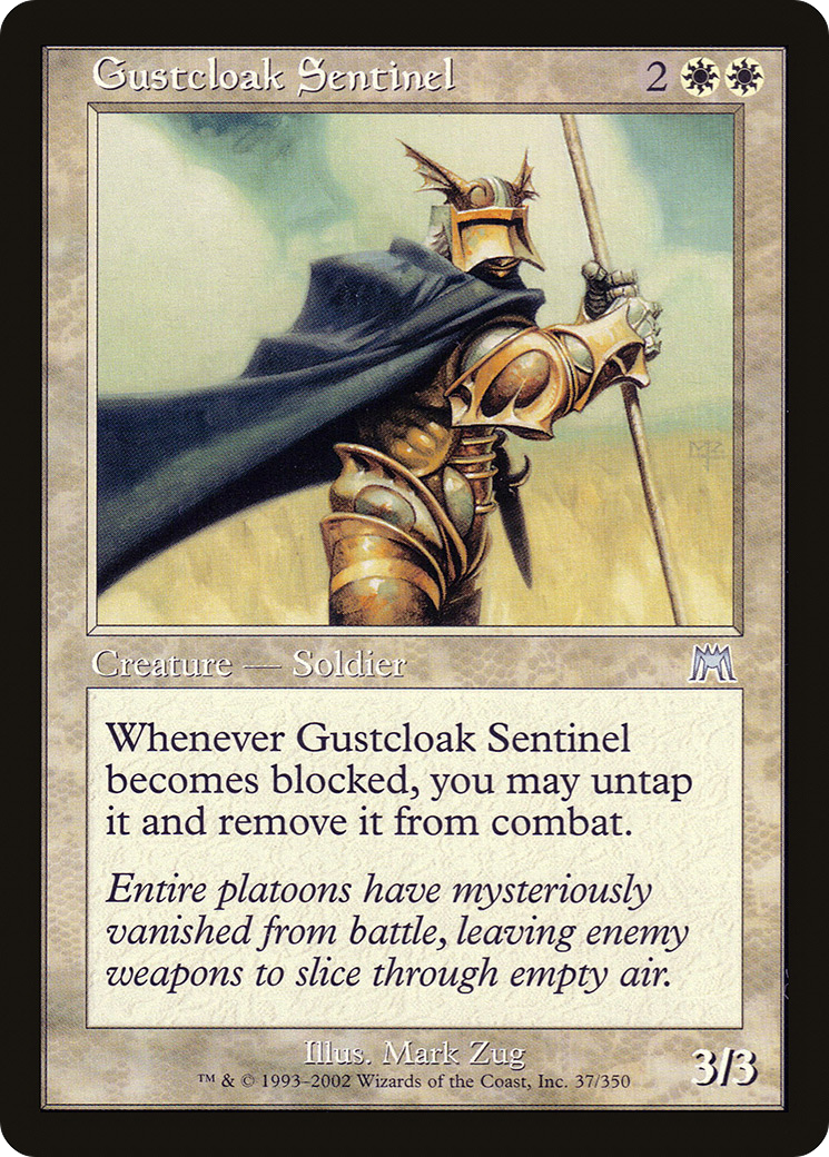 Gustcloak Sentinel (ONS-037)  Foil - Onslaught