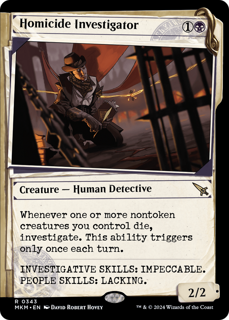 Homicide Investigator (Showcase) (MKM-343)  Foil - Murders at Karlov Manor: (Showcase)