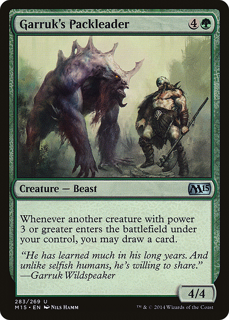 Garruk's Packleader (M15-283)  - Magic 2015