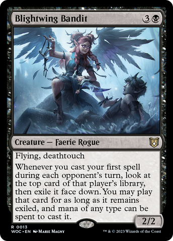 Blightwing Bandit (WOC-013)  - Wilds of Eldraine Commander