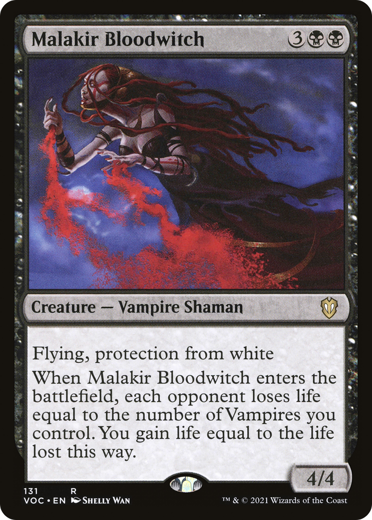 Malakir Bloodwitch (VOC-131)  - Crimson Vow Commander