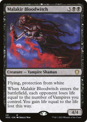 Malakir Bloodwitch (VOC-131)  - Crimson Vow Commander