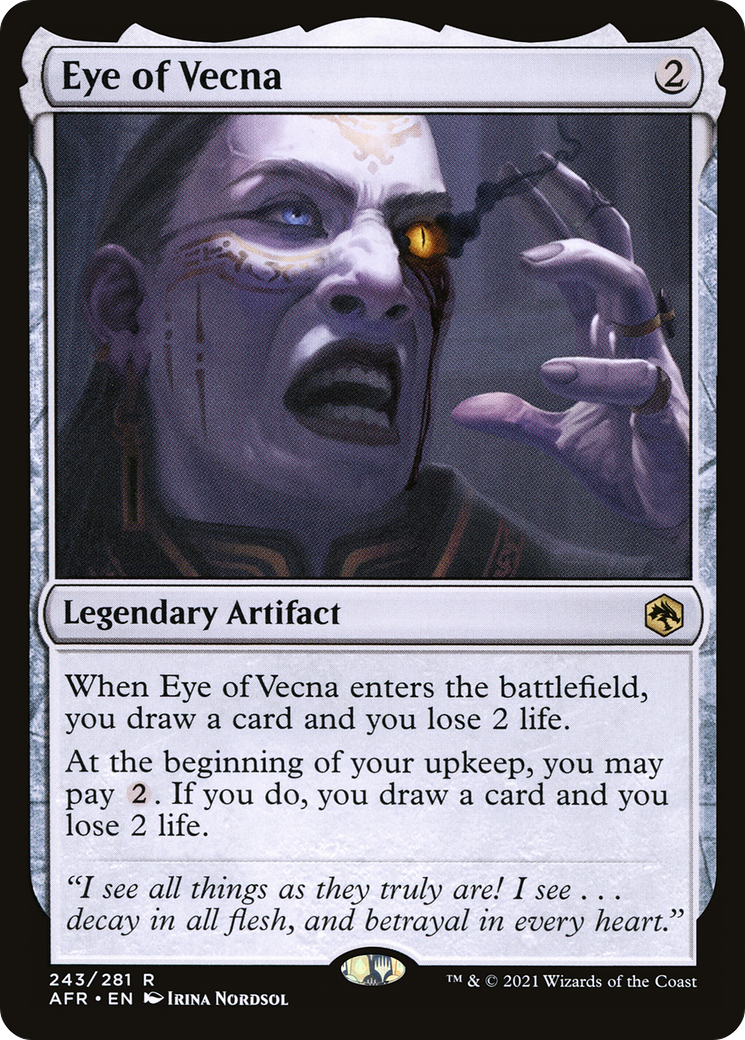 Eye of Vecna (AFR-243)  Foil - Adventures in the Forgotten Realms