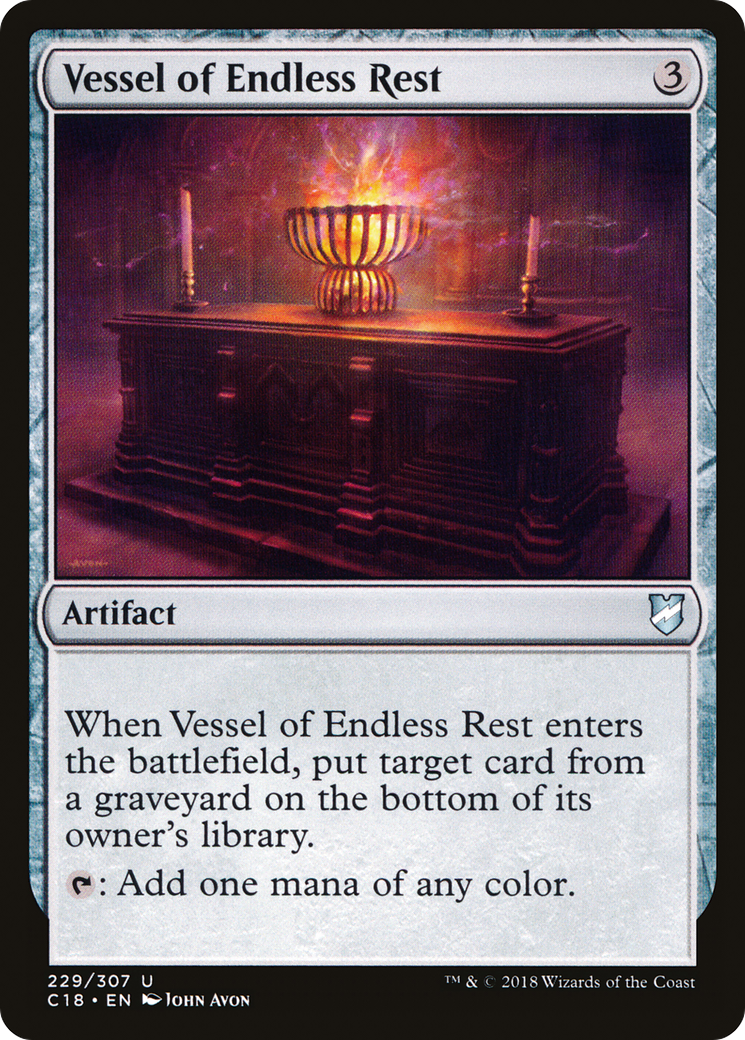 Vessel of Endless Rest (C18-229)  - Commander 2018