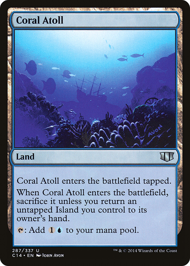 Coral Atoll (C14-287)  - Commander 2014