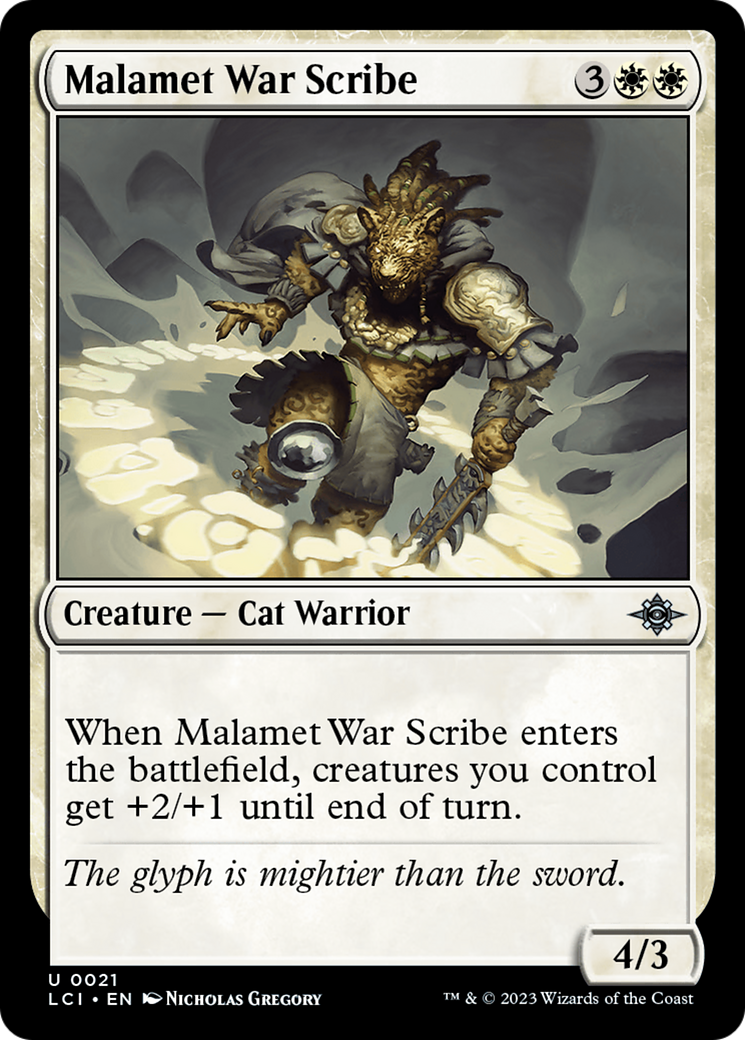 Malamet War Scribe (LCI-021)  - The Lost Caverns of Ixalan