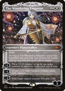 The Wandering Emperor (Showcase) (NEO-316) - Kamigawa: Neon Dynasty: (Showcase) Foil