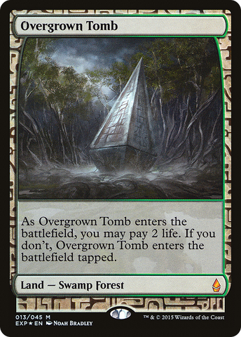 Overgrown Tomb (EXP-013)  Foil - Zendikar Expeditions