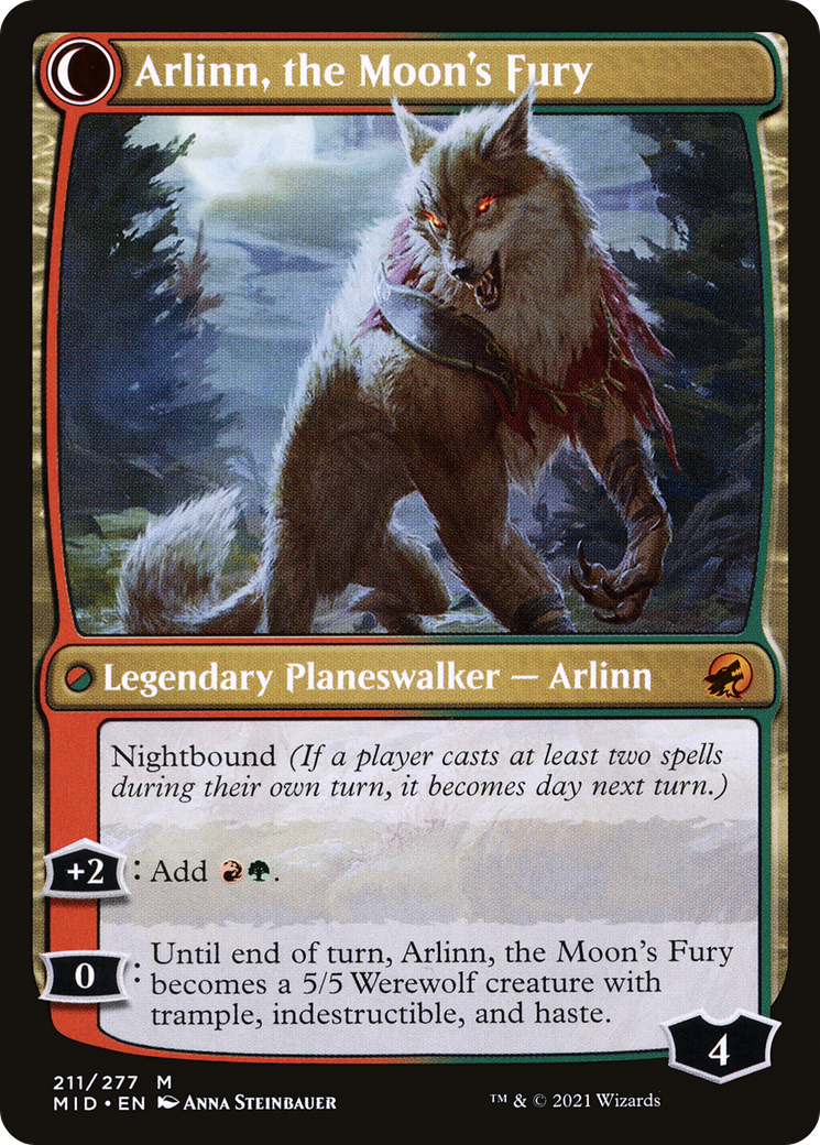 Arlinn, the Pack's Hope (LIST-211)  - The List: (Double Faced Transform)
