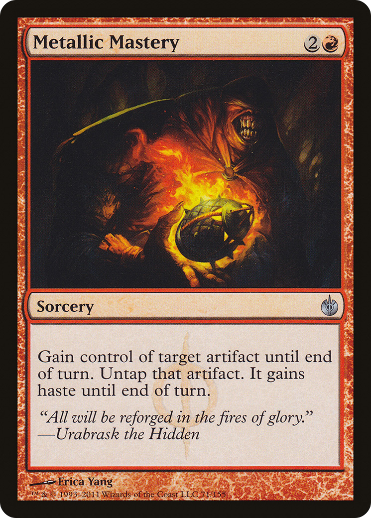 Metallic Mastery (MBS-071)  - Mirrodin Besieged