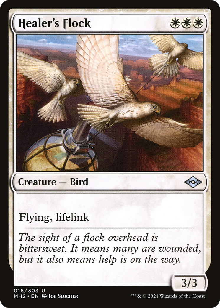 Healer's Flock (MH2-016) - Modern Horizons 2 Foil