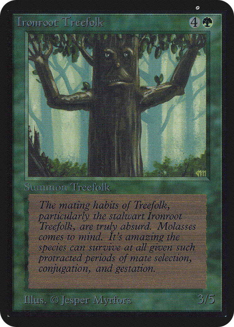 Ironroot Treefolk (LEA-)  - Limited Edition Alpha