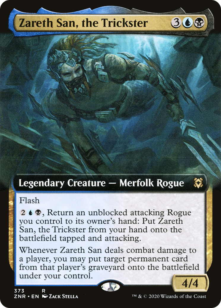 Zareth San, the Trickster (Extended Art) (ZNR-373)  Foil - Zendikar Rising