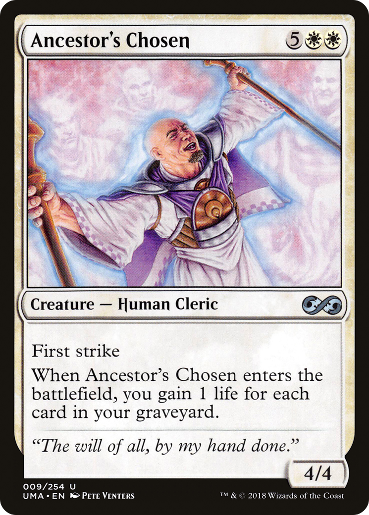 Ancestor's Chosen (UMA-009)  Foil - Ultimate Masters