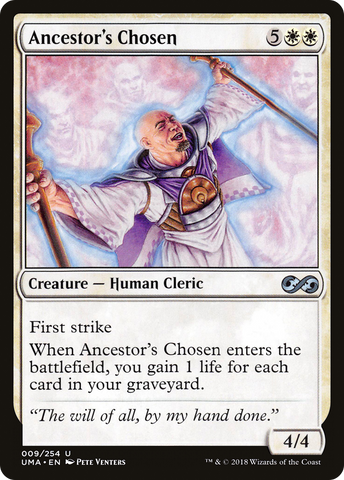 Ancestor's Chosen (UMA-009)  Foil - Ultimate Masters