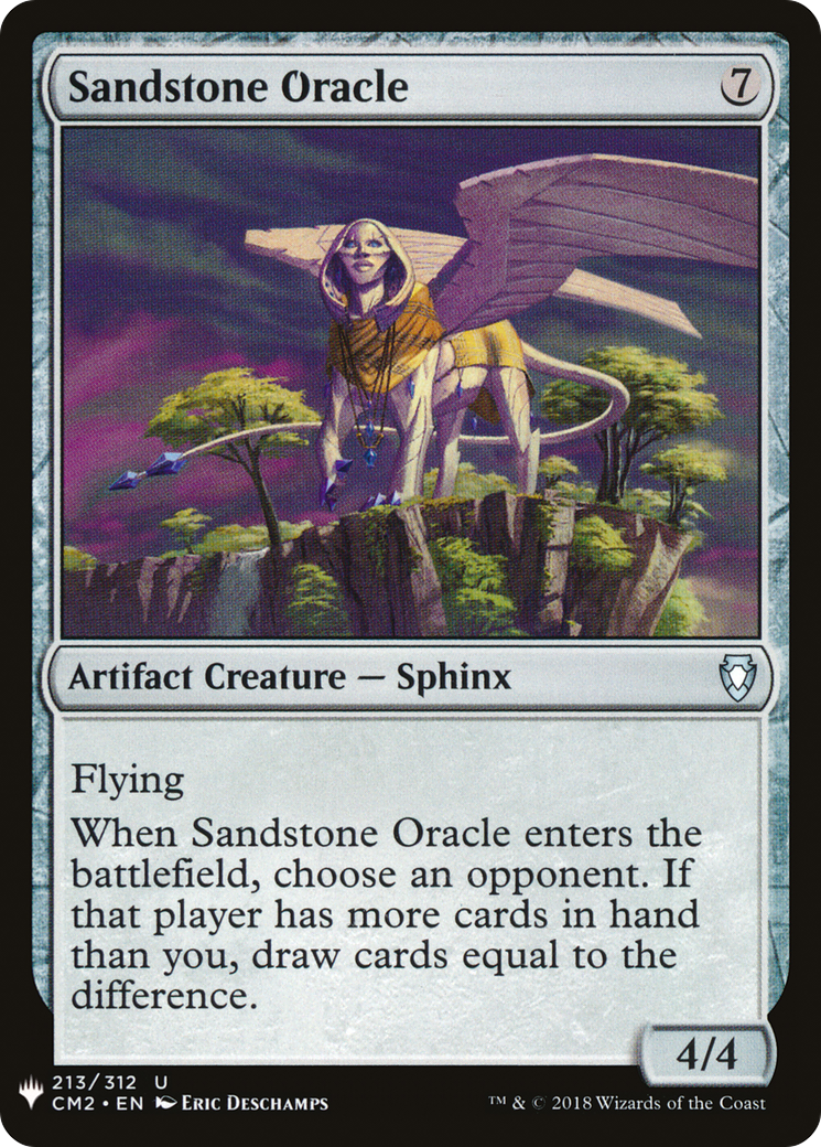 Sandstone Oracle (CM2) (LIST-213)  - The List