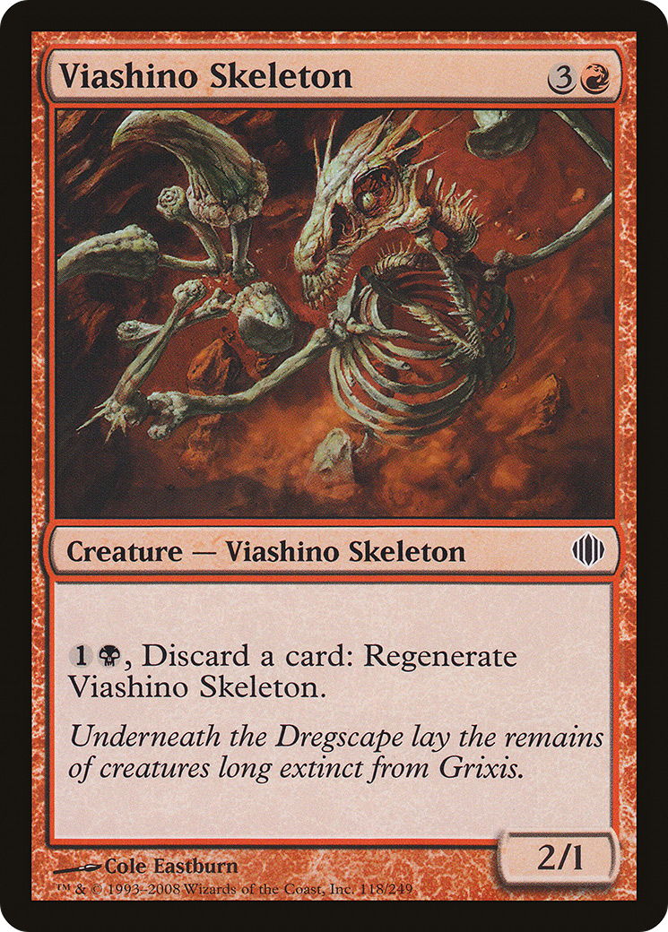 Viashino Skeleton (ALA-118) - Shards of Alara