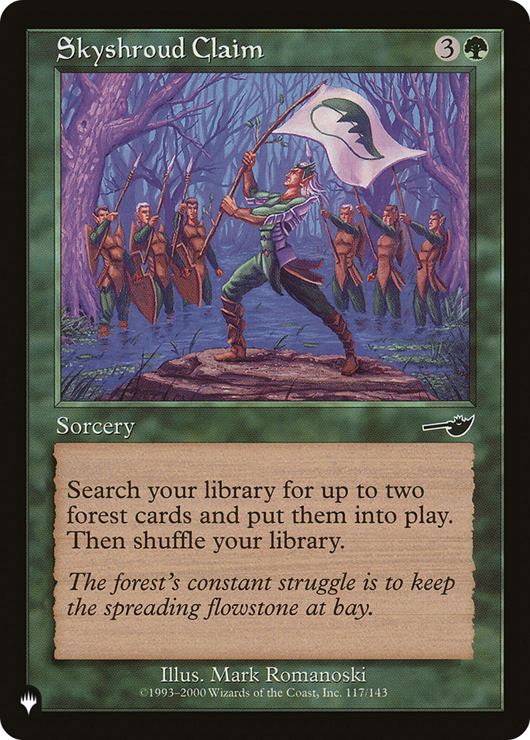 Skyshroud Claim (LIST-117/143)  - The List