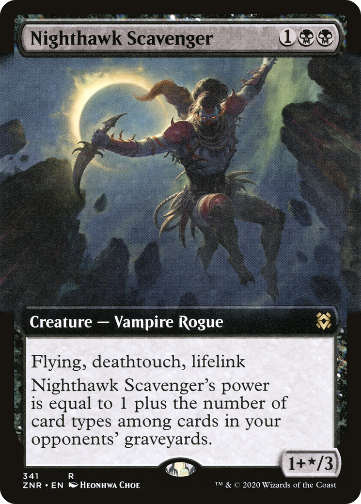 Nighthawk Scavenger (Extended Art) (ZNR-341)  - Zendikar Rising: (Extended Art)