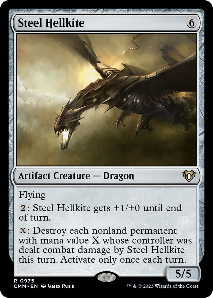 Steel Hellkite (CMM-975)  - Commander Masters