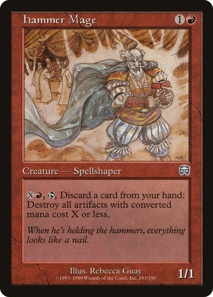 Hammer Mage (MMQ-193)  - Mercadian Masques