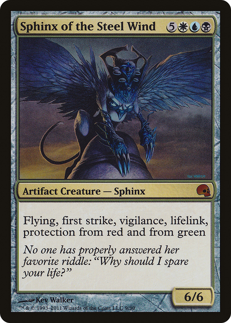 Sphinx of the Steel Wind (GRV-009)  Foil - Premium Deck Series: Graveborn