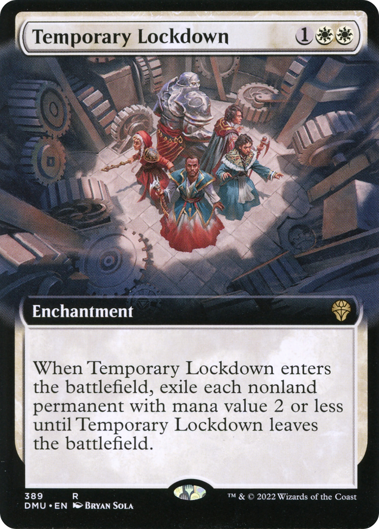 Temporary Lockdown (Extended Art) (DMU-389)  - Dominaria United: (Extended Art)