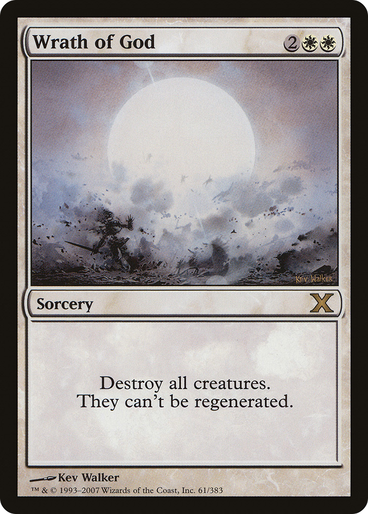 Wrath of God (10E-061)  - Tenth Edition
