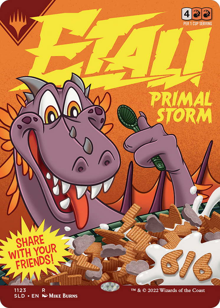 Etali, Primal Storm (SLD-1123)  - Secret Lair Drop (Borderless)