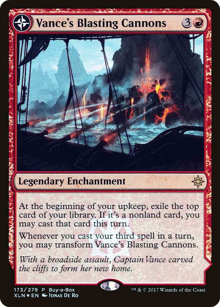 Vance's Blasting Cannons (BABP-173)  Foil - XLN Treasure Chest: (compasslanddfc)