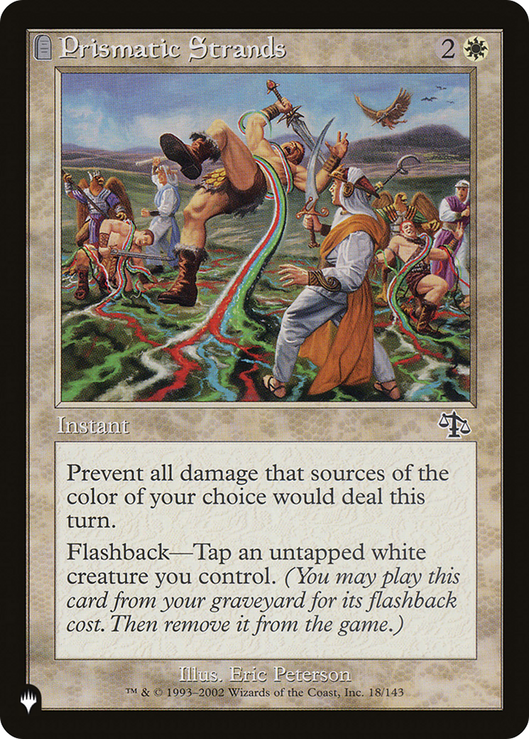 Prismatic Strands (LIST-18/143)  - The List: (tombstone)
