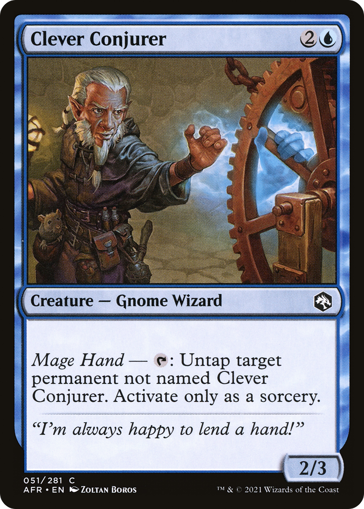 Clever Conjurer (AFR-051)  Foil - Adventures in the Forgotten Realms