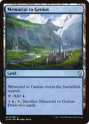 Memorial to Genius (DOM-243)  - Dominaria