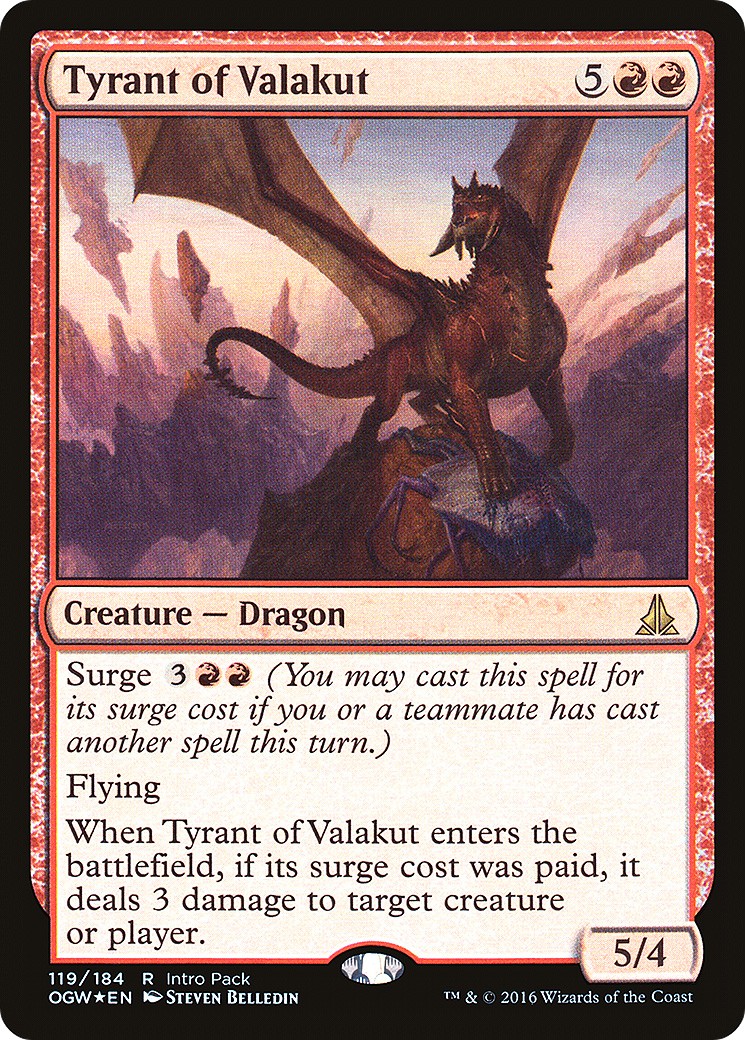 Tyrant of Valakut (UMP-119)  Foil - Oath of the Gatewatch Promos