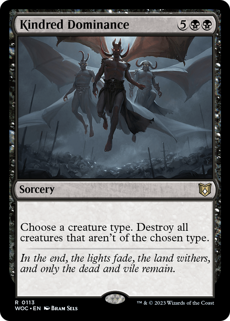 Kindred Dominance (WOC-113)  - Wilds of Eldraine Commander