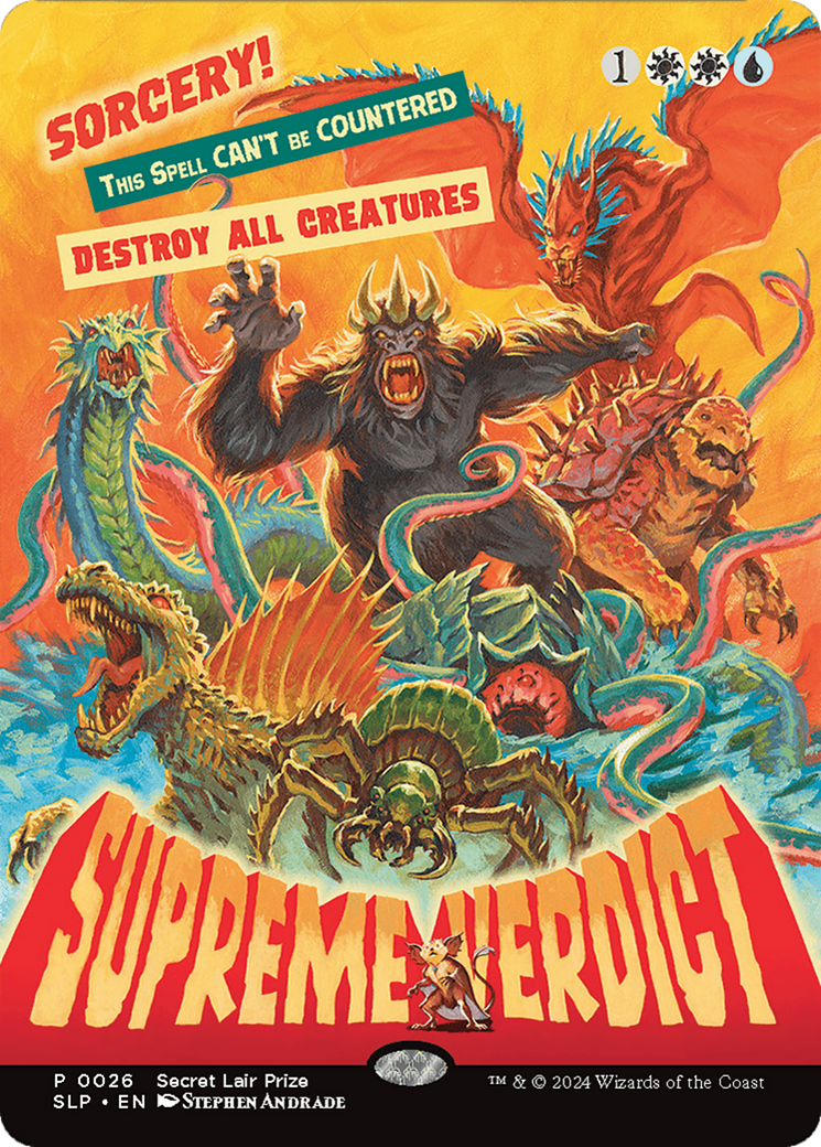 Supreme Verdict (SLP-026)  Foil - Secret Lair Showdown