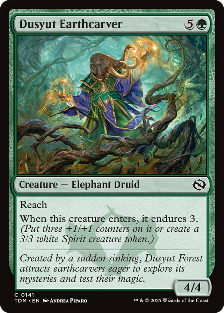 Dusyut Earthcarver (TDM-141)  - Tarkir: Dragonstorm