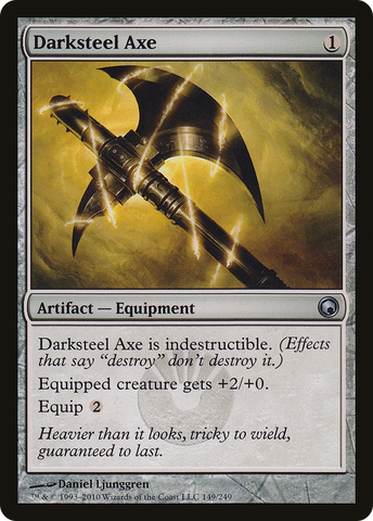 Darksteel Axe (SOM-149)  - Scars of Mirrodin