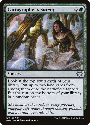 Cartographer's Survey (VOW-190)  - Innistrad: Crimson Vow