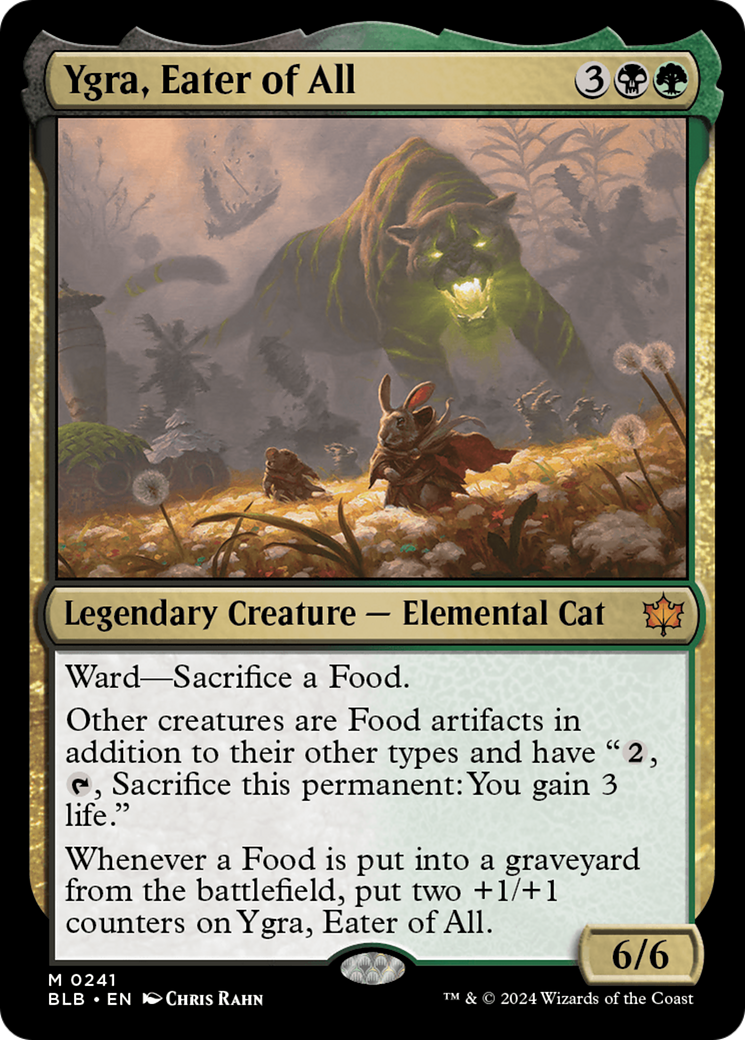 Ygra, Eater of All (BLB-241)  Foil - Bloomburrow