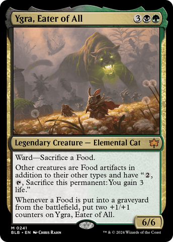 Ygra, Eater of All (BLB-241)  - Bloomburrow