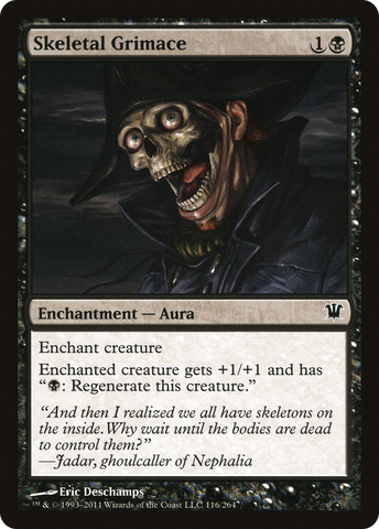 Skeletal Grimace (ISD-116)  Foil - Innistrad